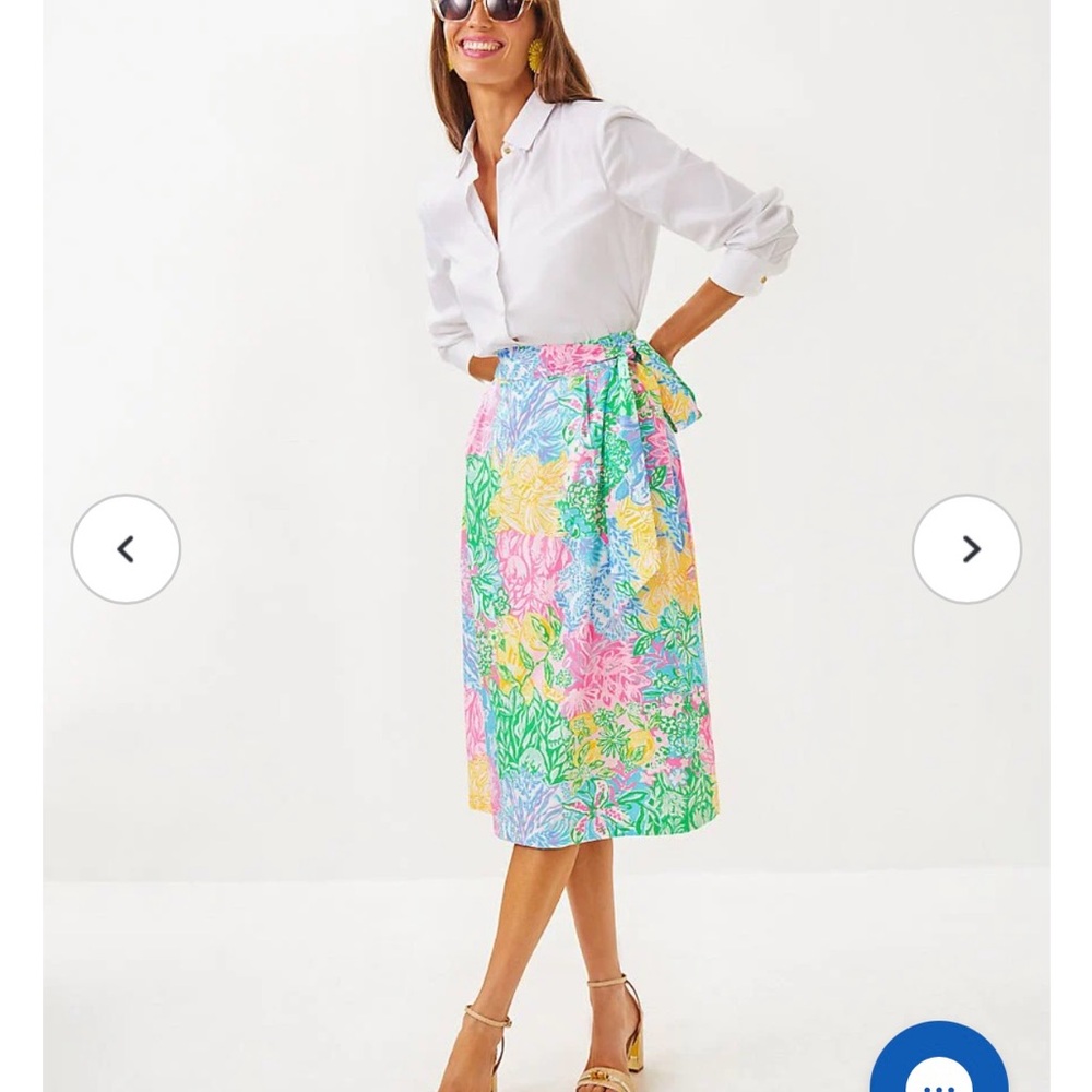 Lilly Pulitzer Rowena Midi Skirt NWT